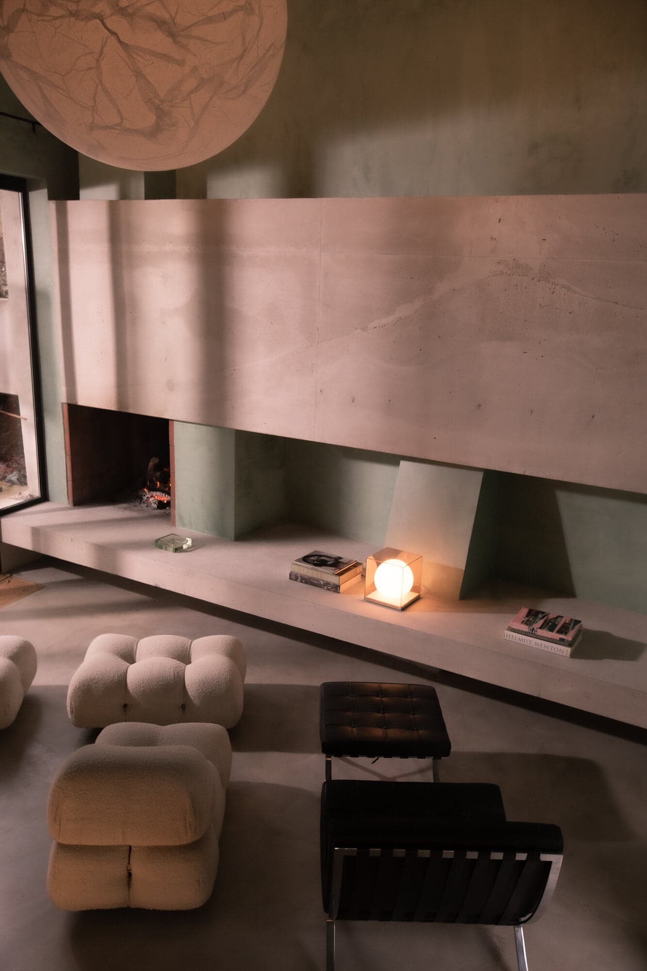 salon de la chambre privative