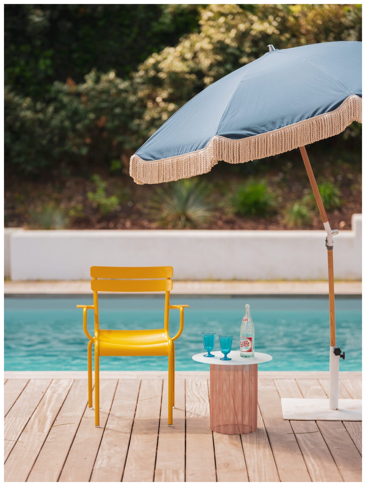 Pool party at Villa Montbel.
