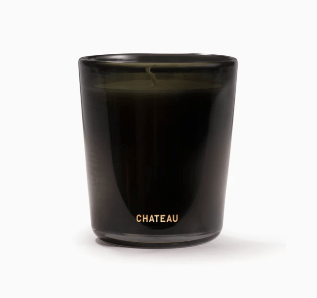 Packshot of a black candle