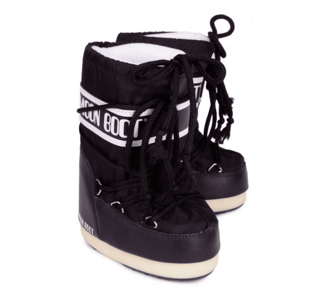 navy moonboots for kids