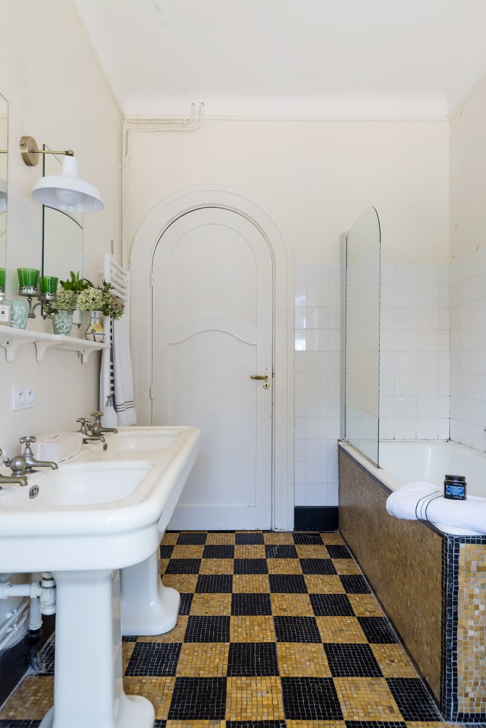 bathroom with bath