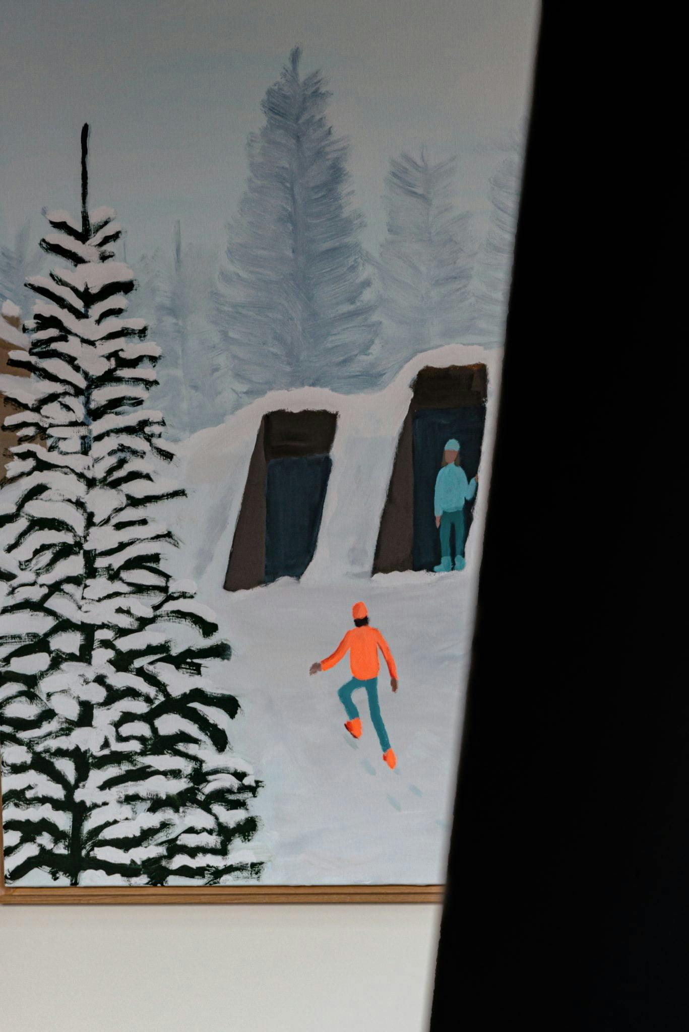 Painting by Jean Jullien depicting Le 1550 