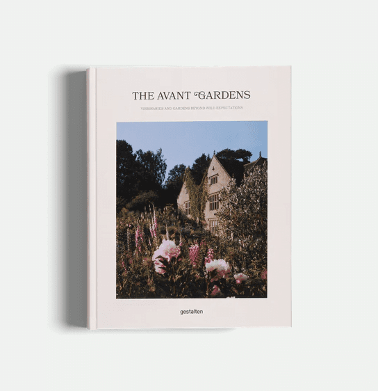 book with a photograph of a garden on the cover
