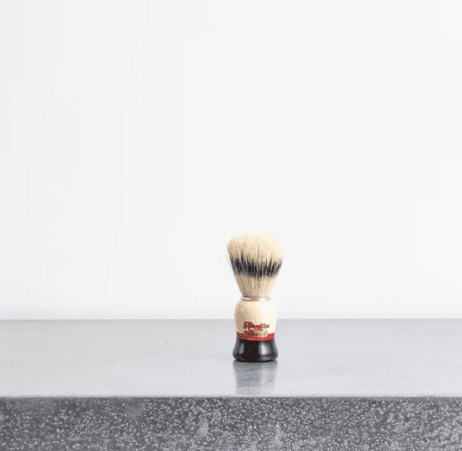 shaving brush with a white background