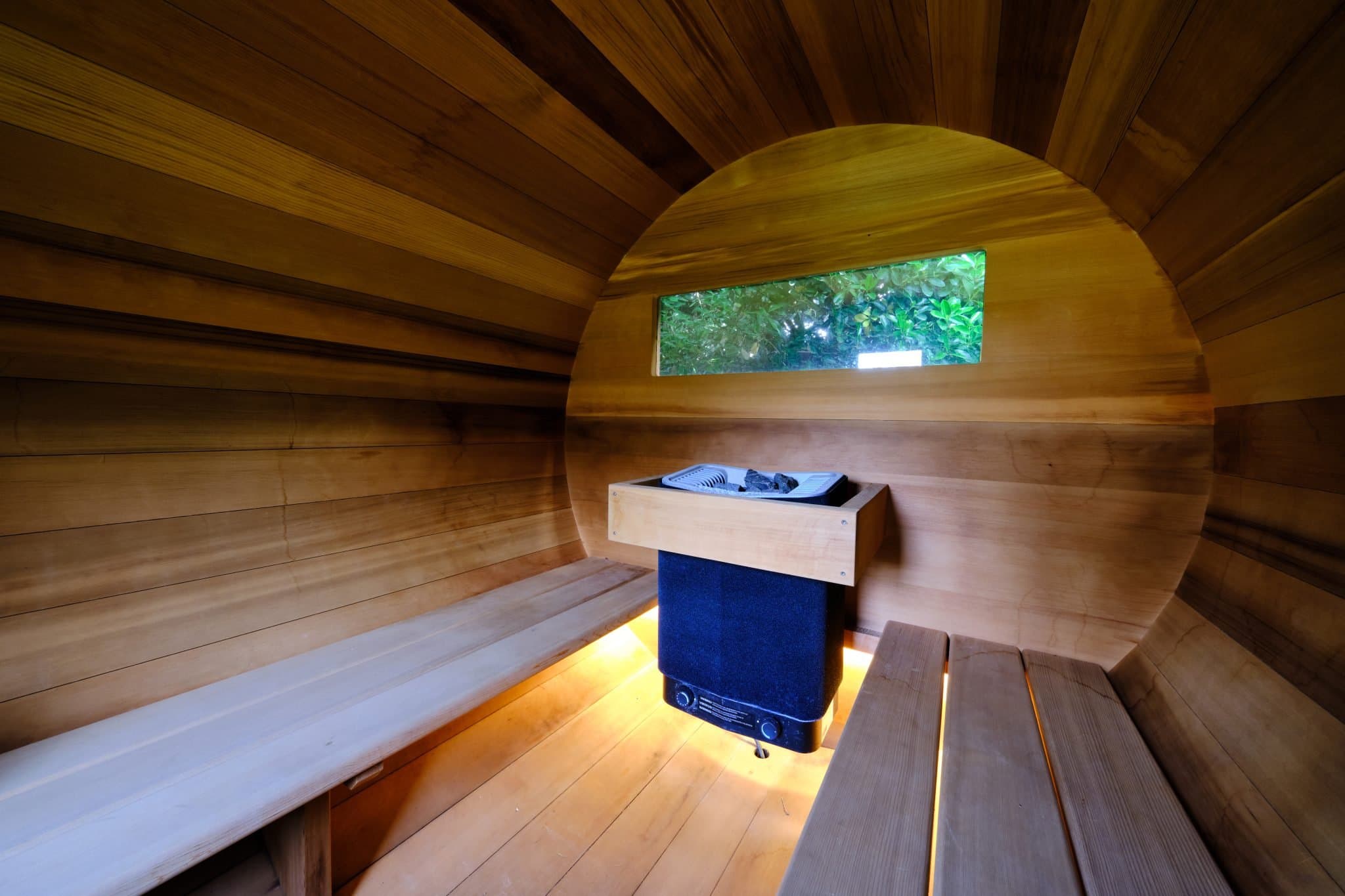 sauna de la villa en bois