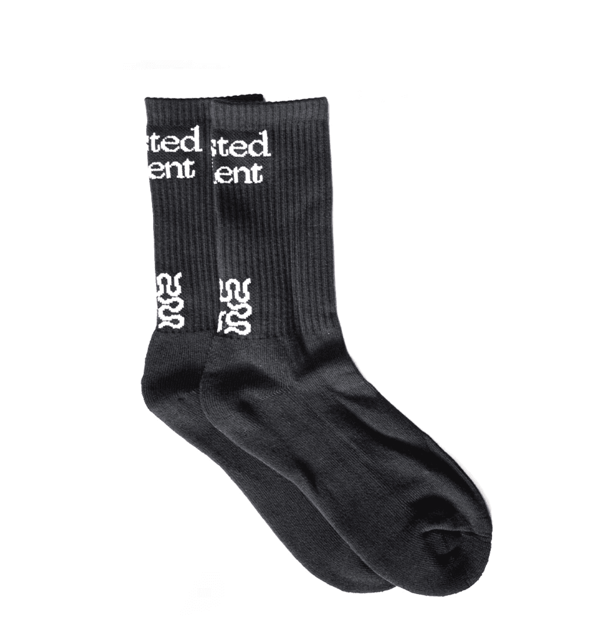 wasted talent black socks