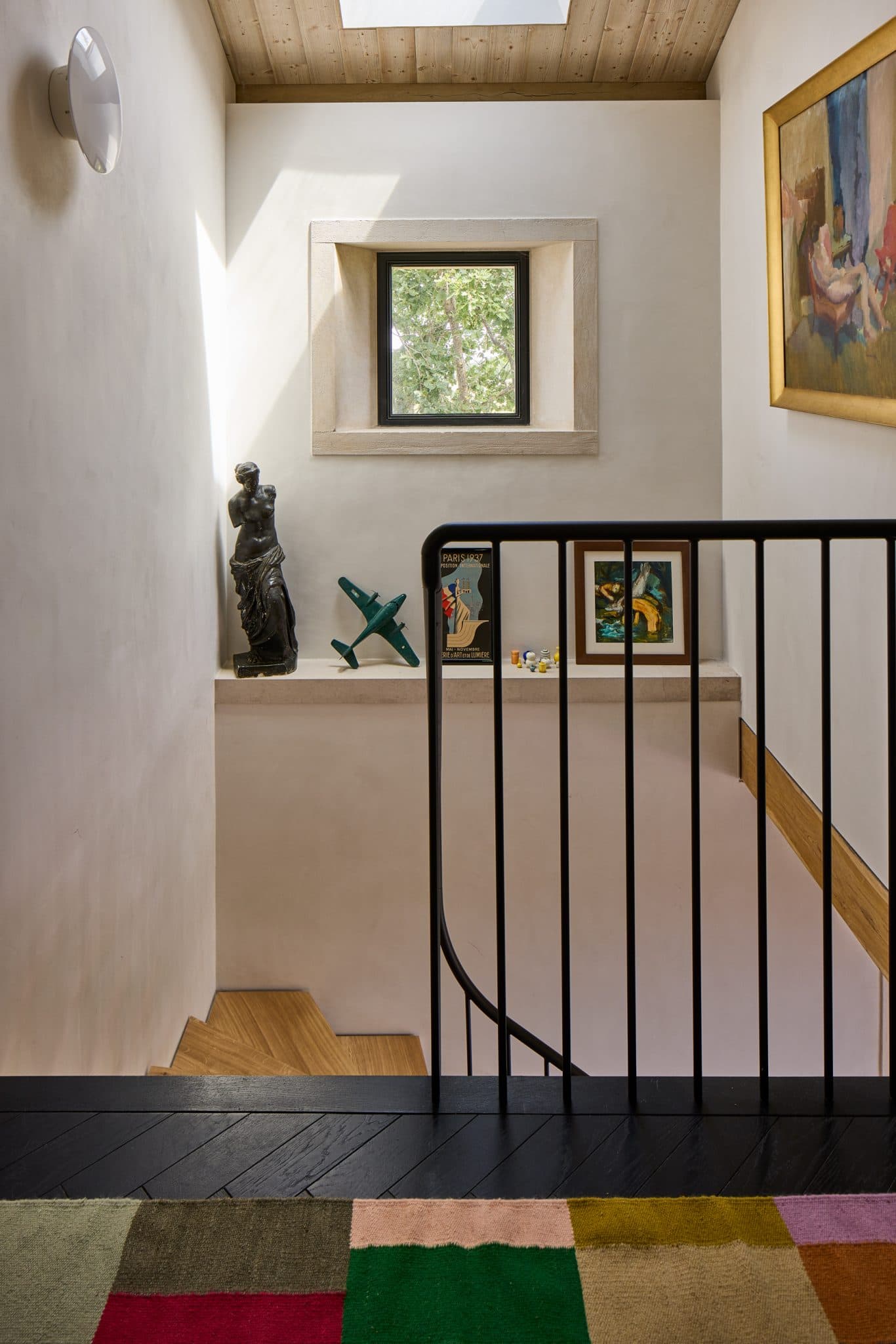 Stairwell lighting and decorations