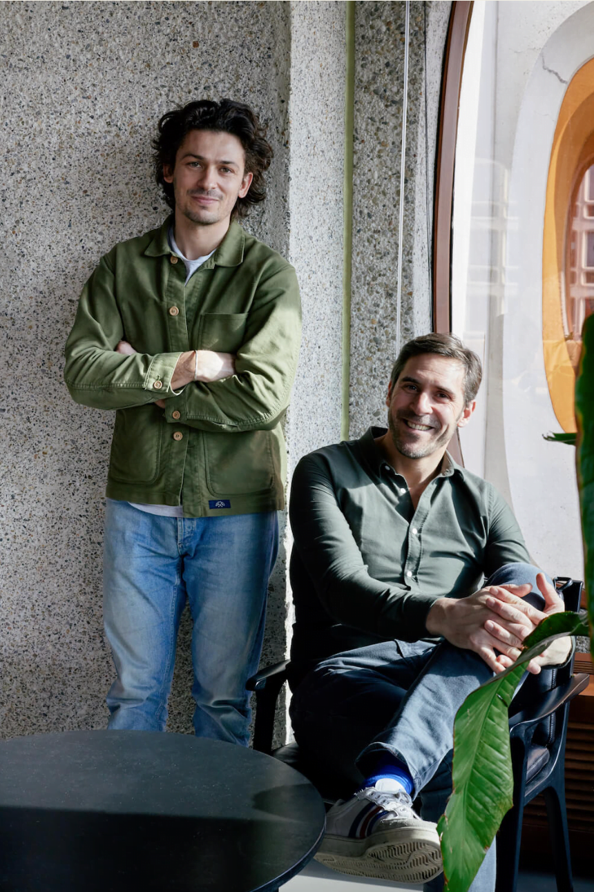 Robin Michel (left) and Thibaud Elzière (right)