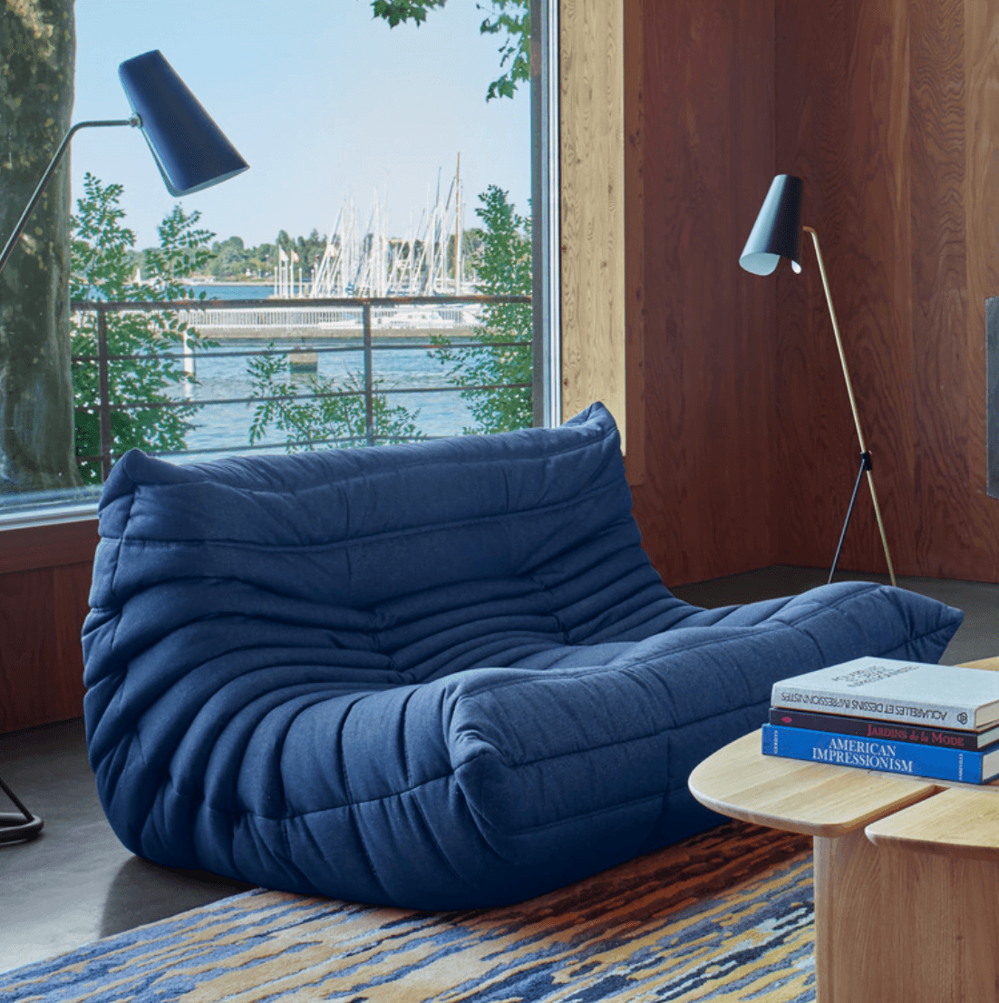 Fauteuil Togo bleu