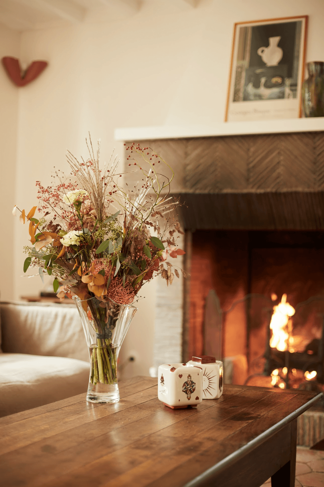The best spot to read by the fireside.