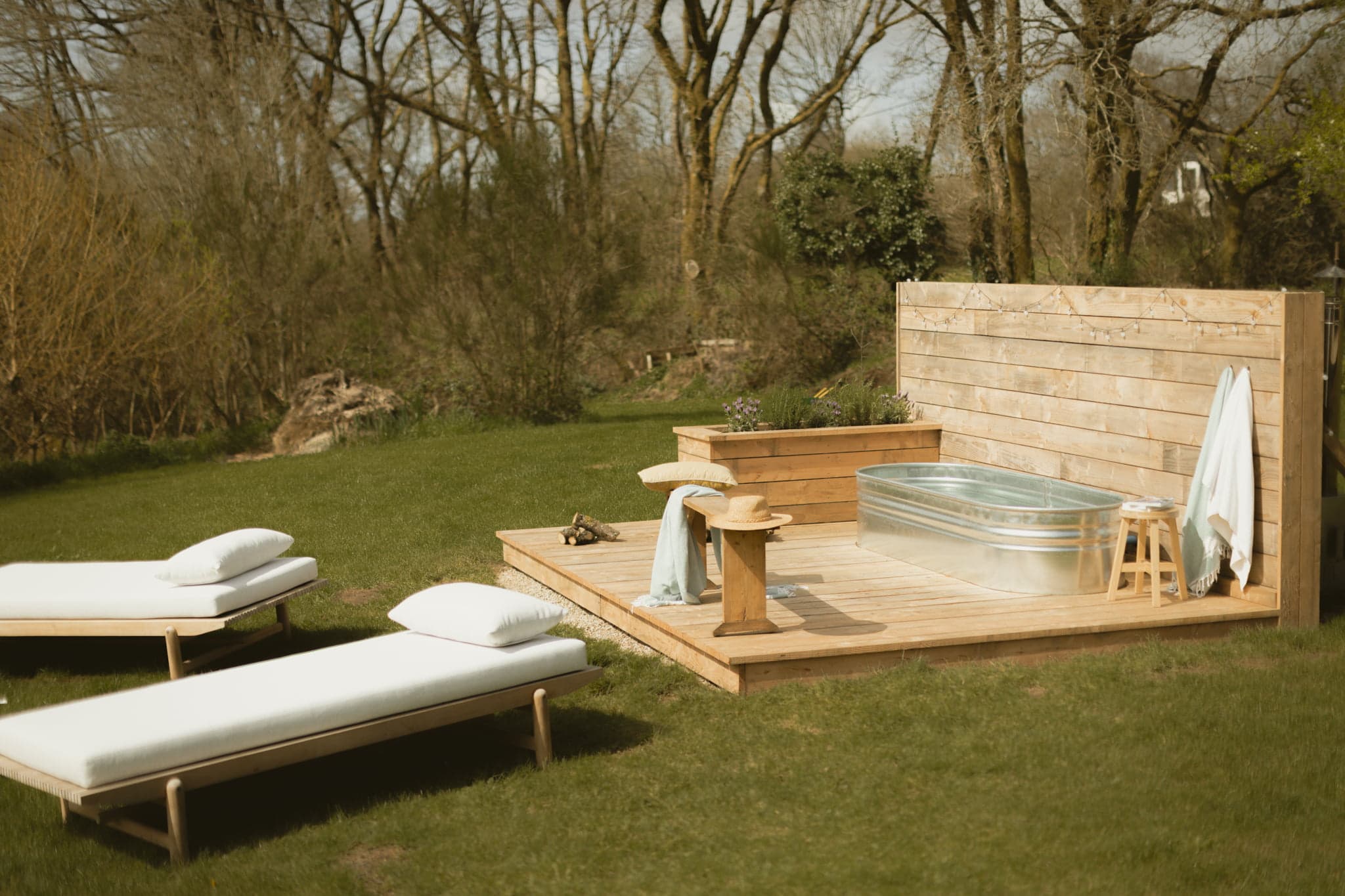 The Nordic bath in the garden