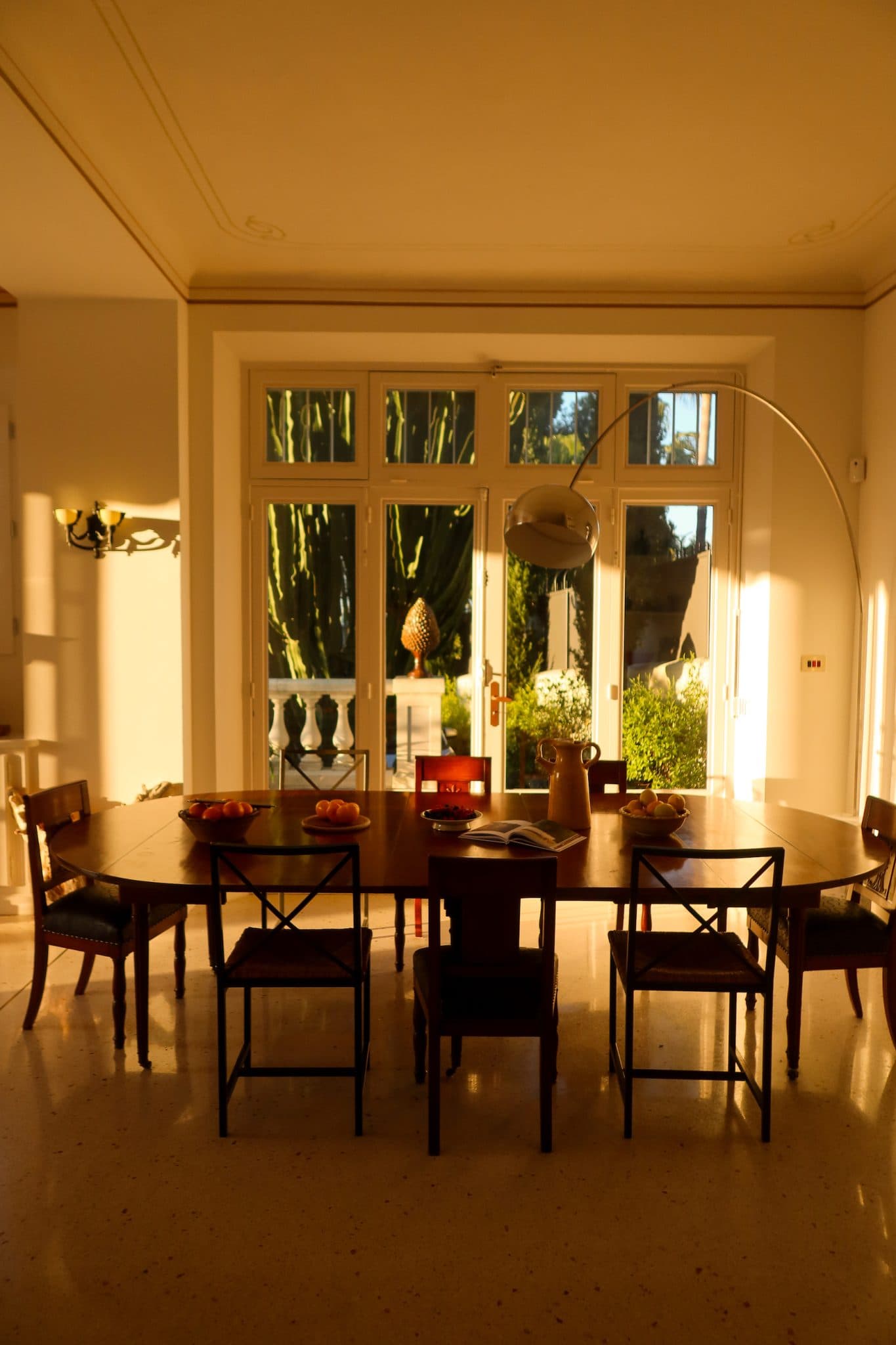 The dining room of Villa Cosima. © J'ai Faim