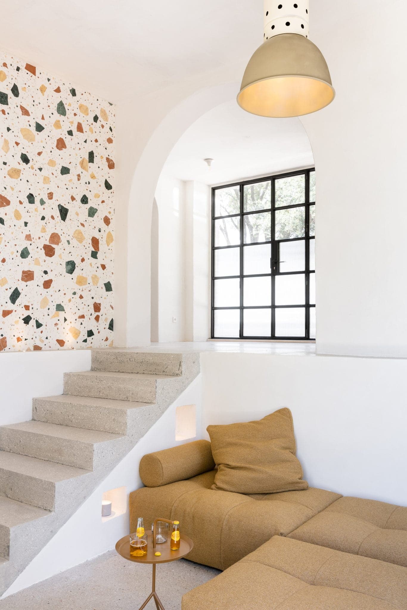 The perfect reading nook in the living room.