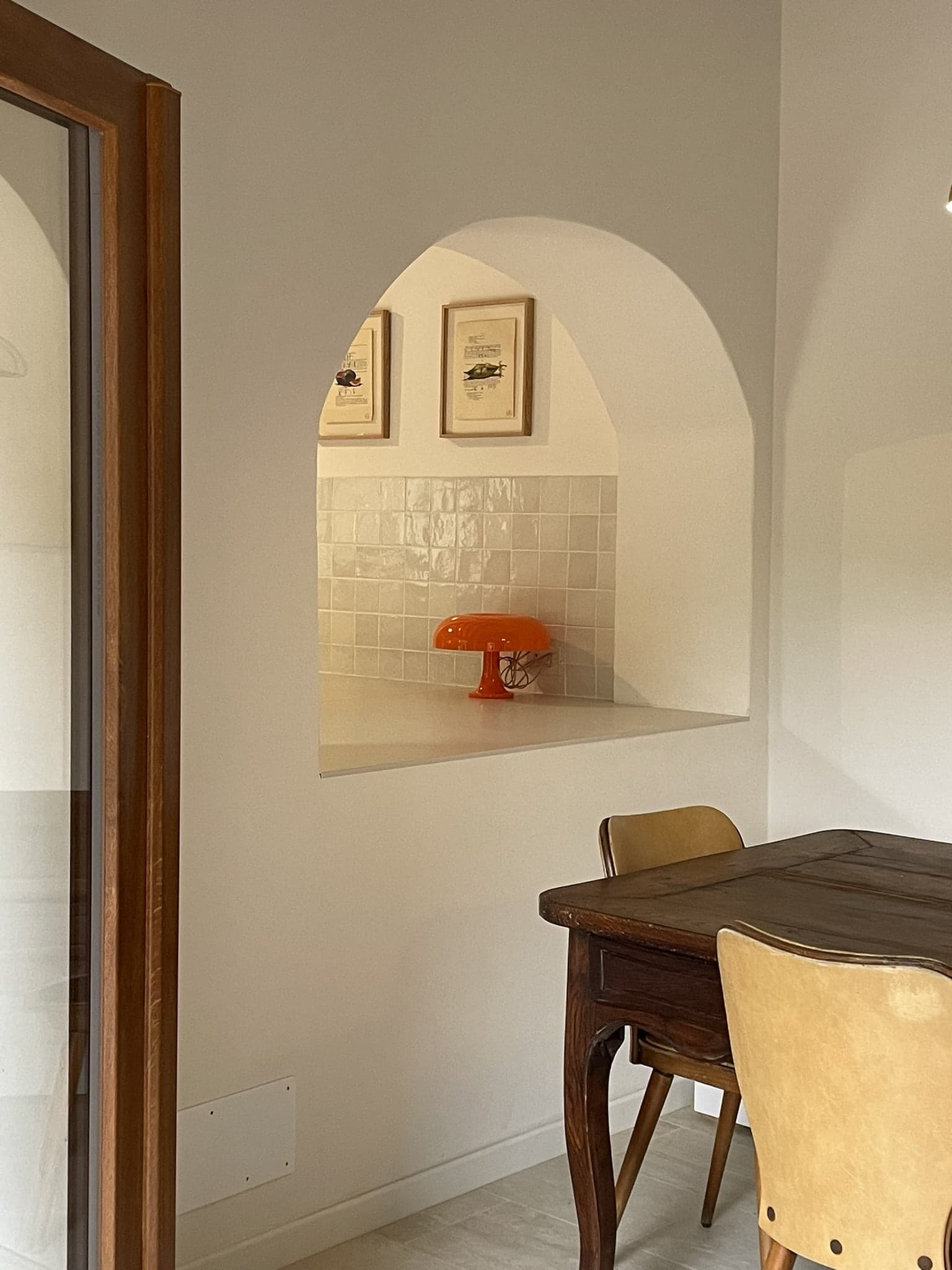 The original alcoves of the house.