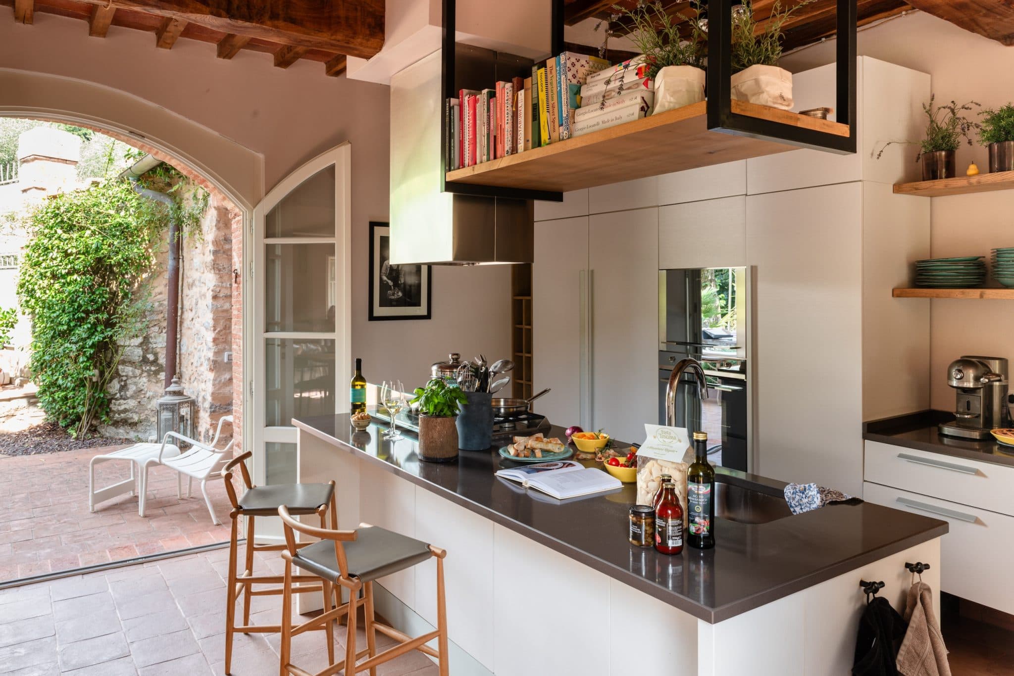 La vaste cuisine où concocter des spécialités italiennes. 