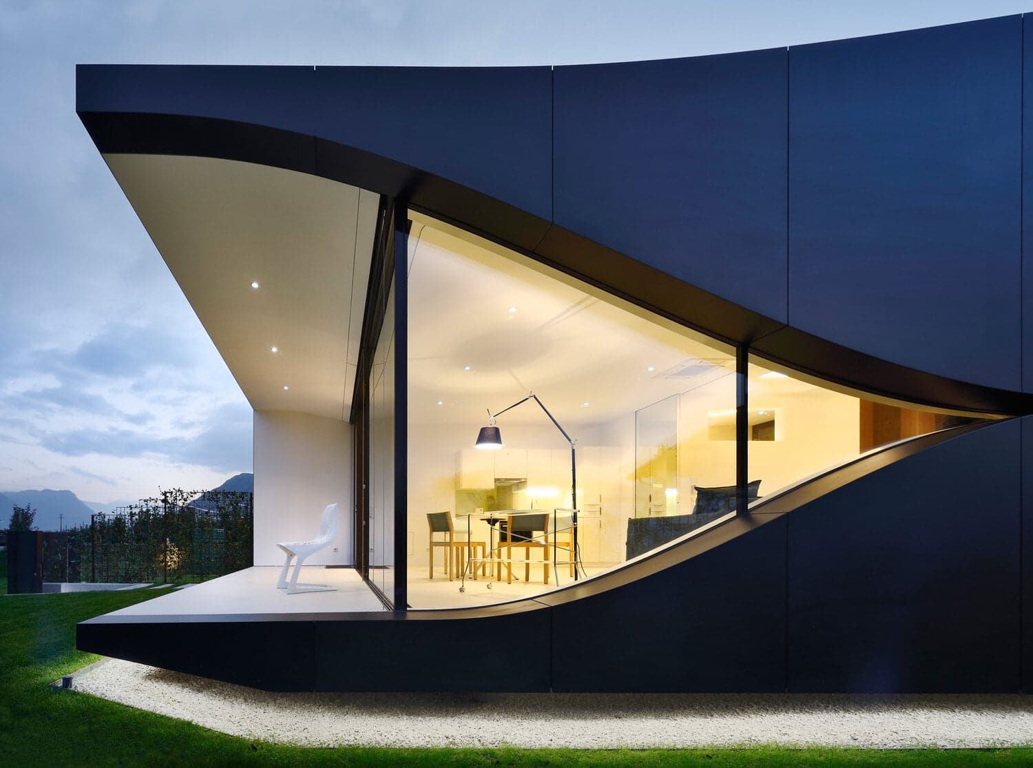 La futuriste Mirror House. 