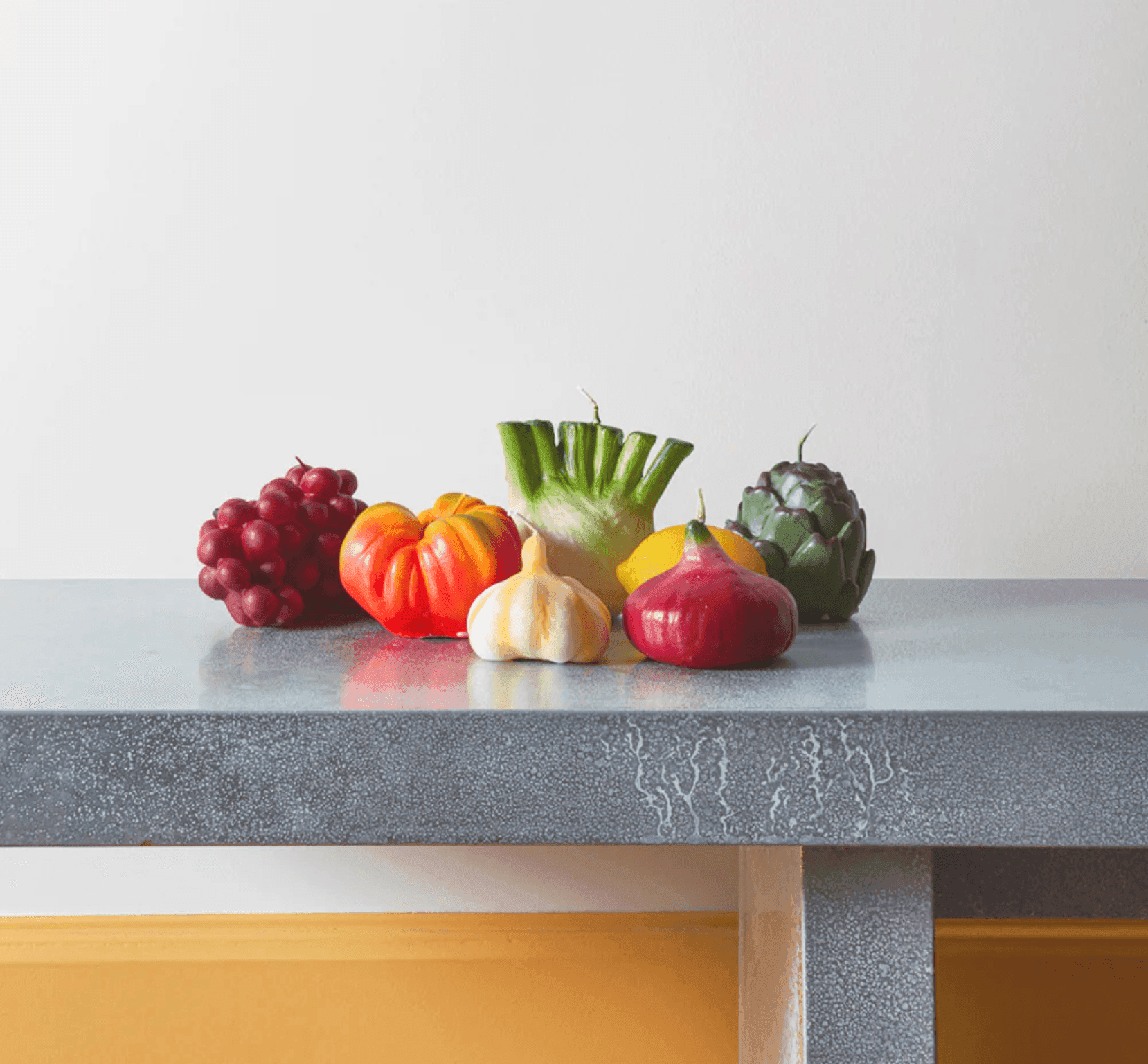 Bougies en formes de légumes Merci