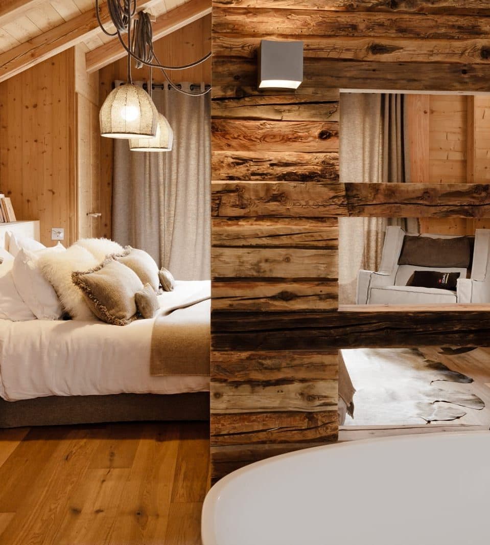 One of the en-suite bedrooms.