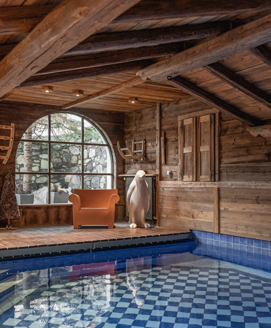 La piscine intérieure du Mathilda. 