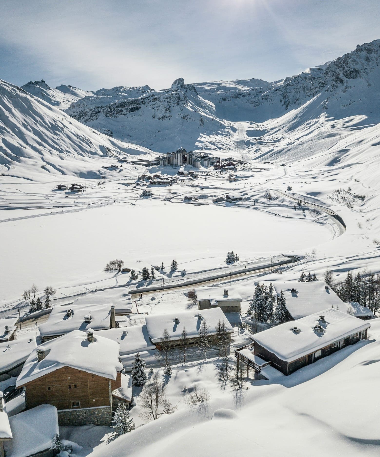 Les remontées mécaniques à Tignes. © Tim Arnold 