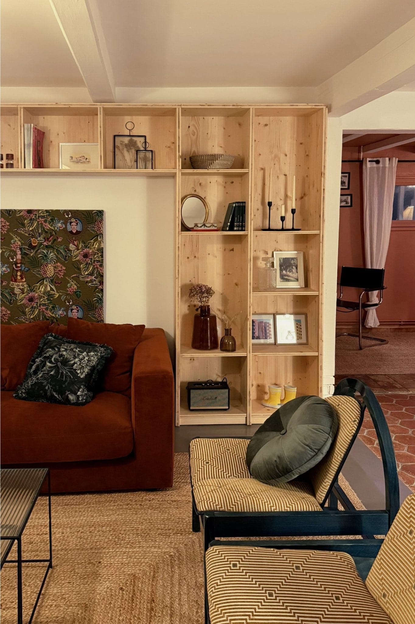 The lovely living room of L'Albizia.