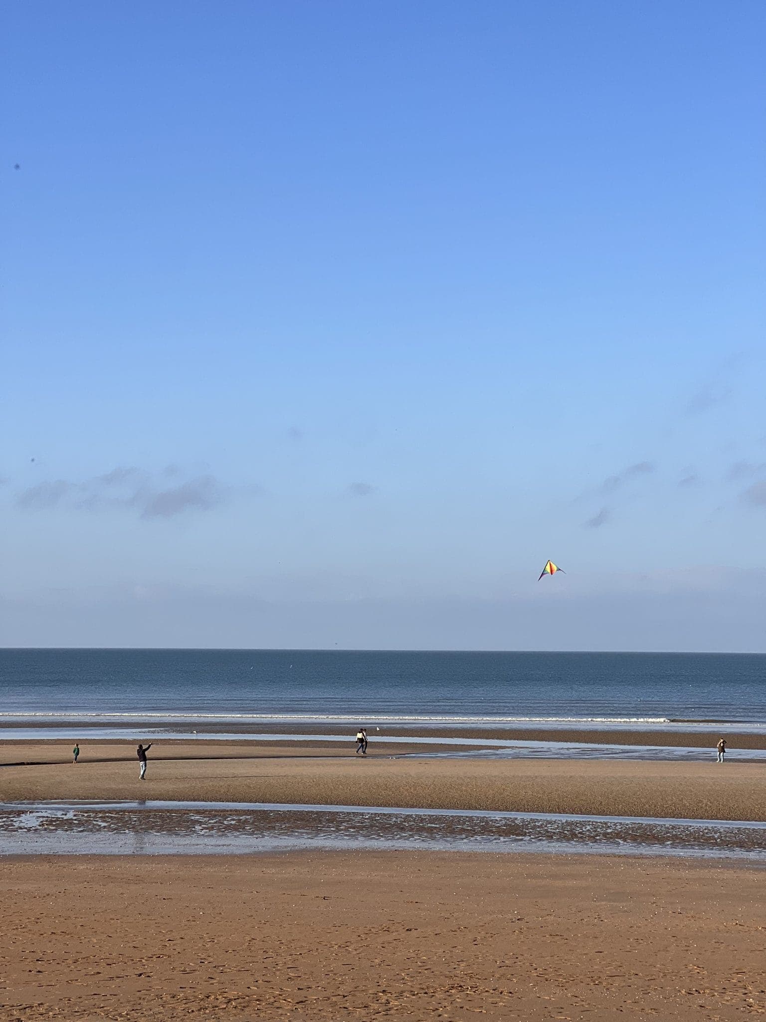 The beach of Dives-sur-Mer.