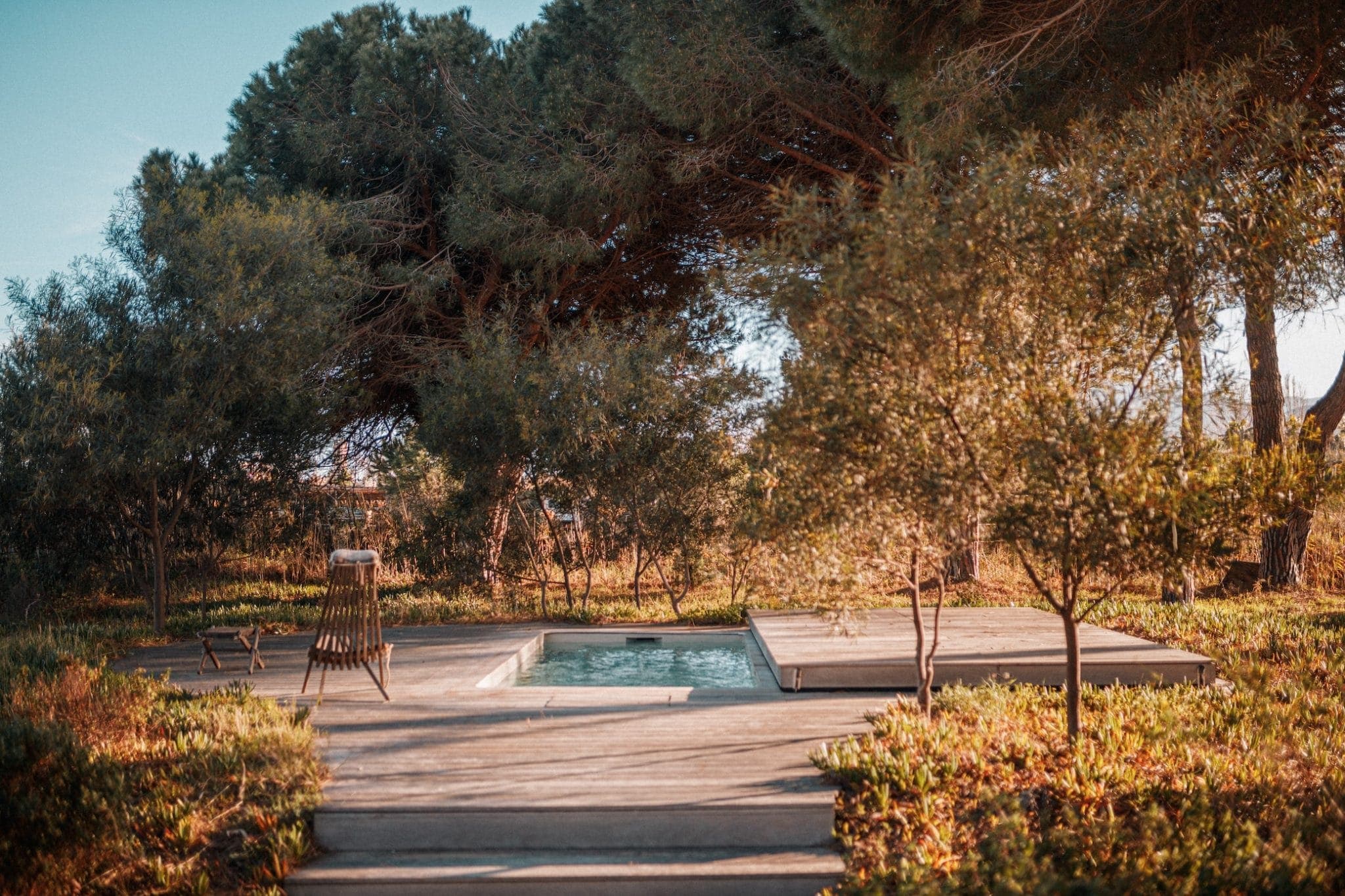 The pool at the La Vignarella villa. © Thibaut Dini
