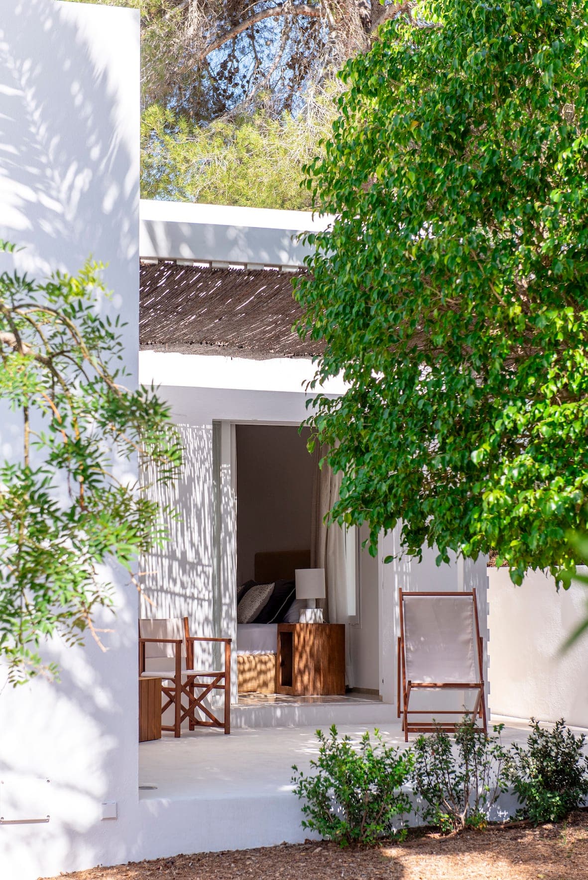 Amidst the Mediterranean scents, the white Casa Azul emerges.