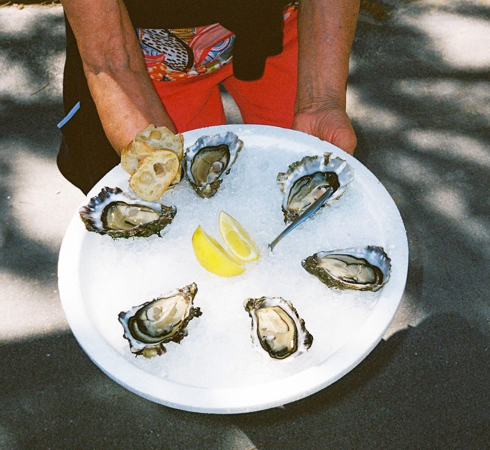 Enjoy without restraint: the oysters of the bay. © Emma Lucila Sanz