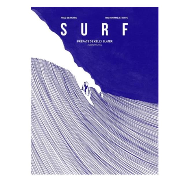 Couverture du livre SURF illustrée et monochrome
