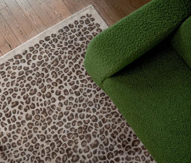 Tapis motif léopard Elitis