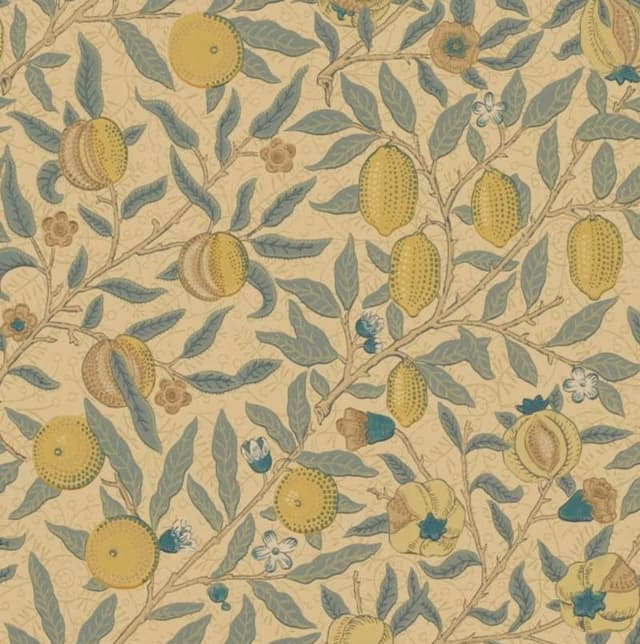 Papier peint à fleurs William Morris