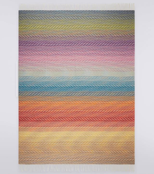 Plaid à rayures coloré