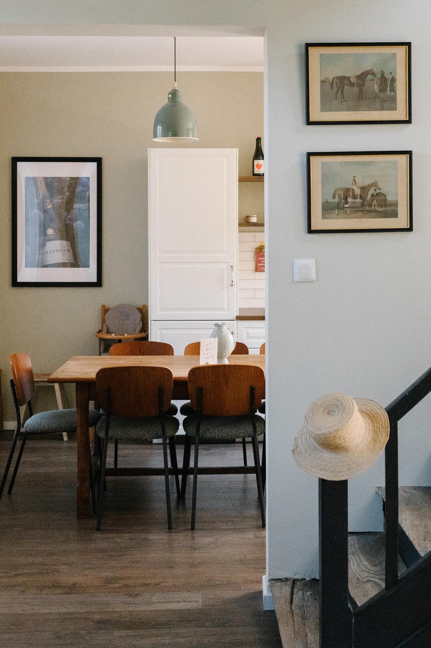 After exploring Normandy, we gather for a large shared meal.