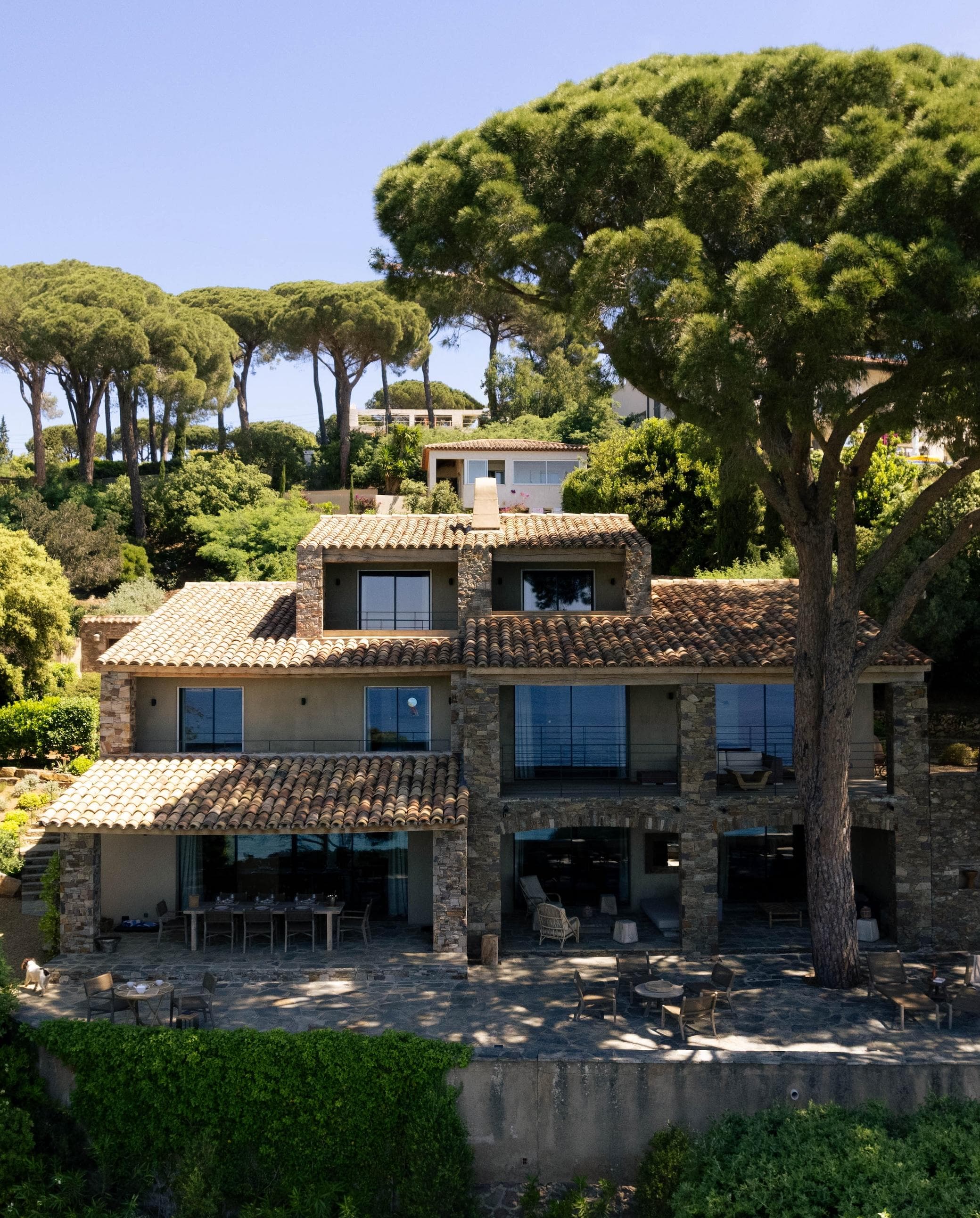 Hidden Waters, nestled among the pines.