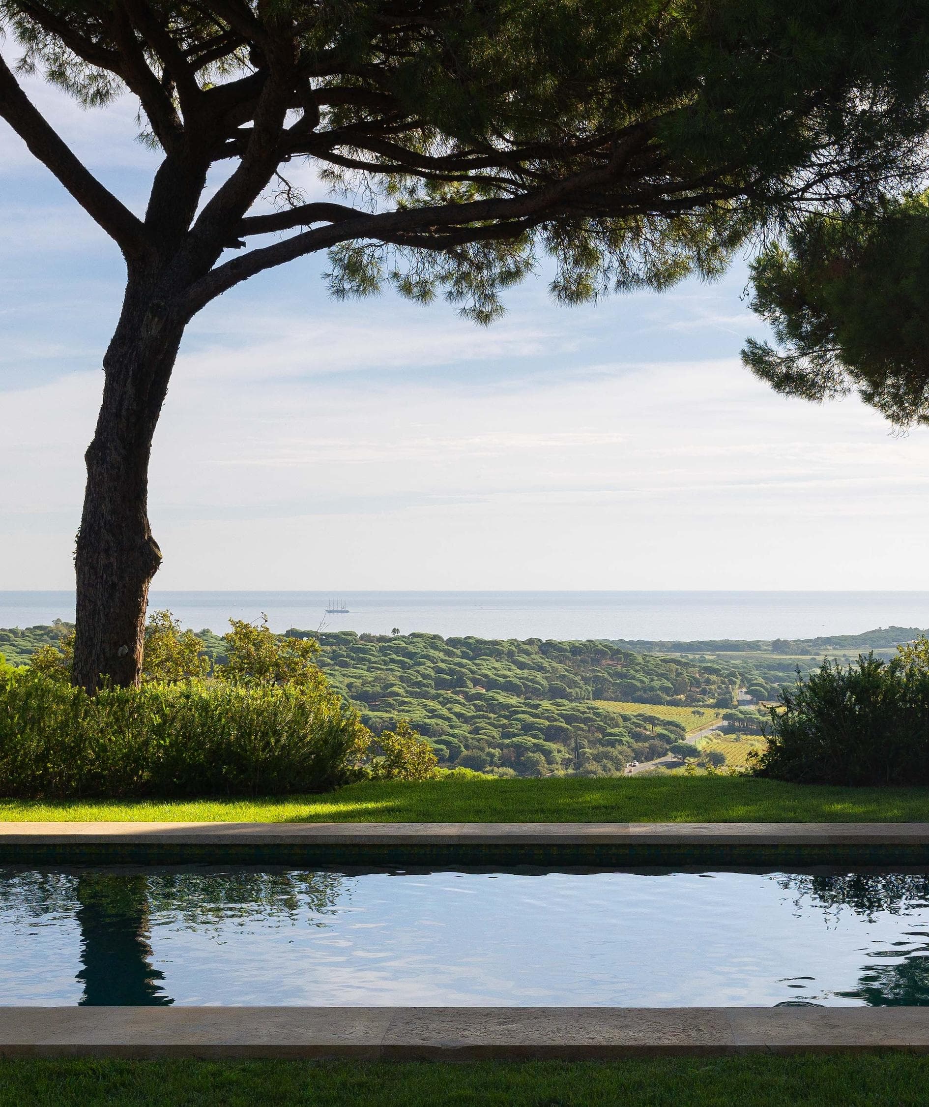 The highlight of Sea & Mill? The view over Pampelonne Bay.