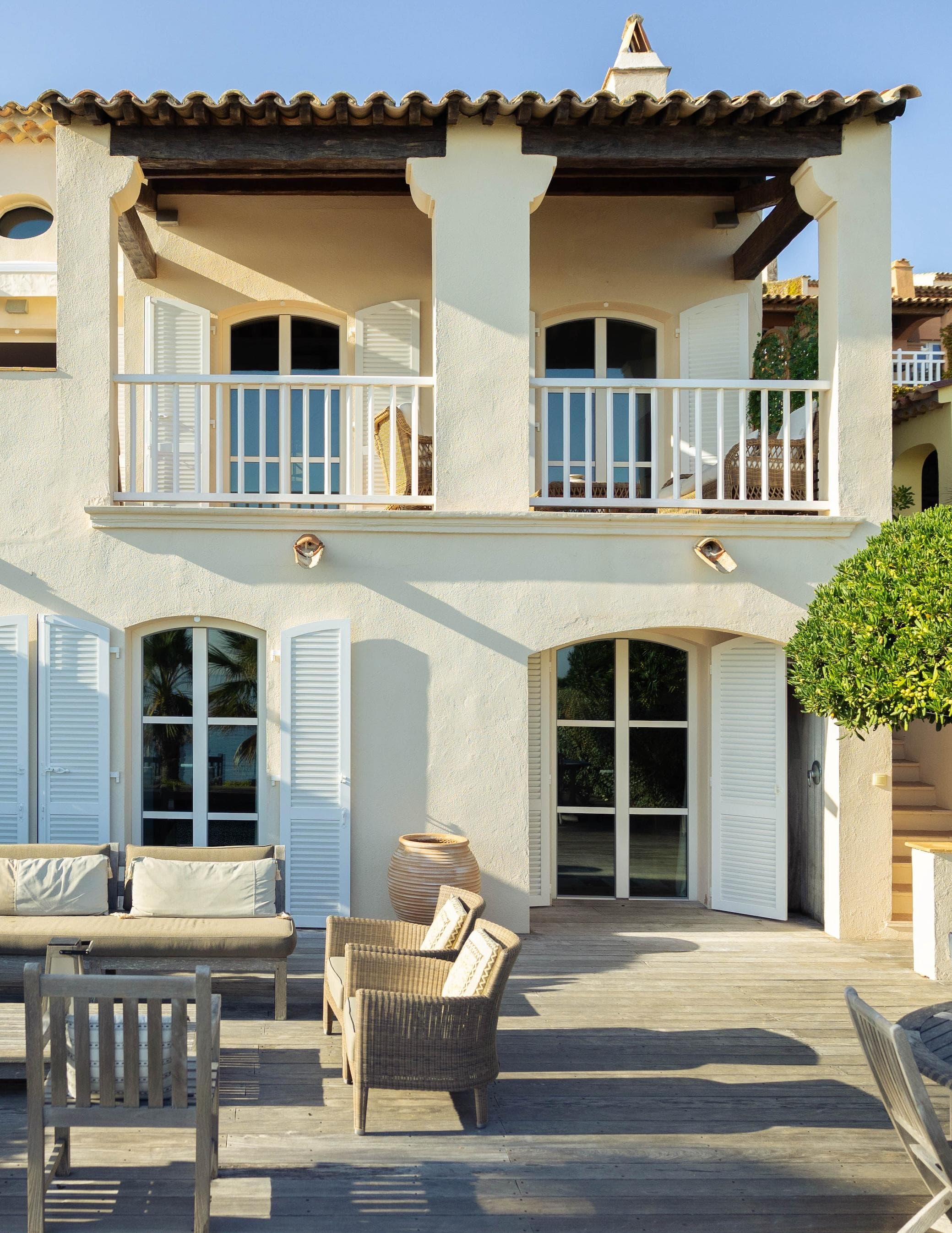 Sea & Sun’s sun-drenched terrace.