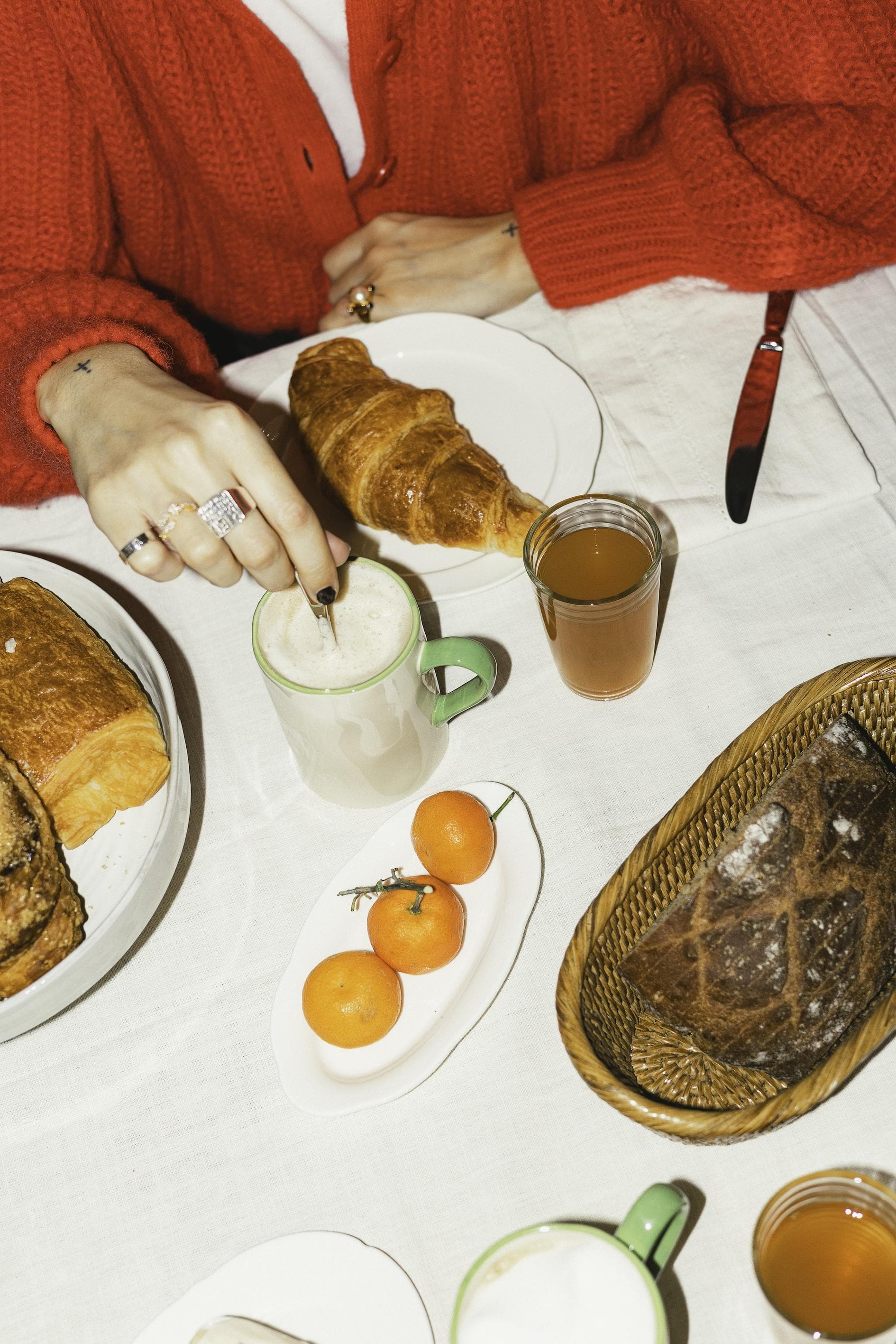 Un petit-déjeuner pour bien démarrer la journée. © Léo Kharfan