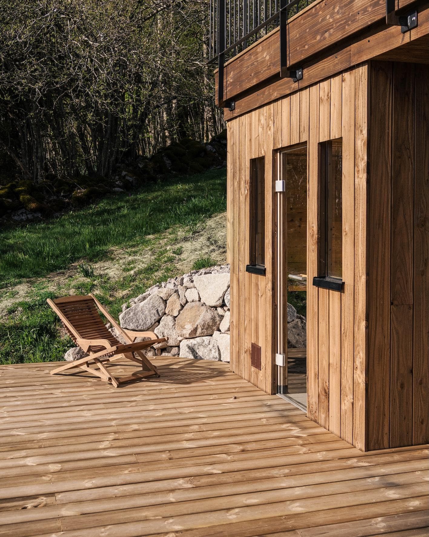 From the terrace, you can enjoy the view.