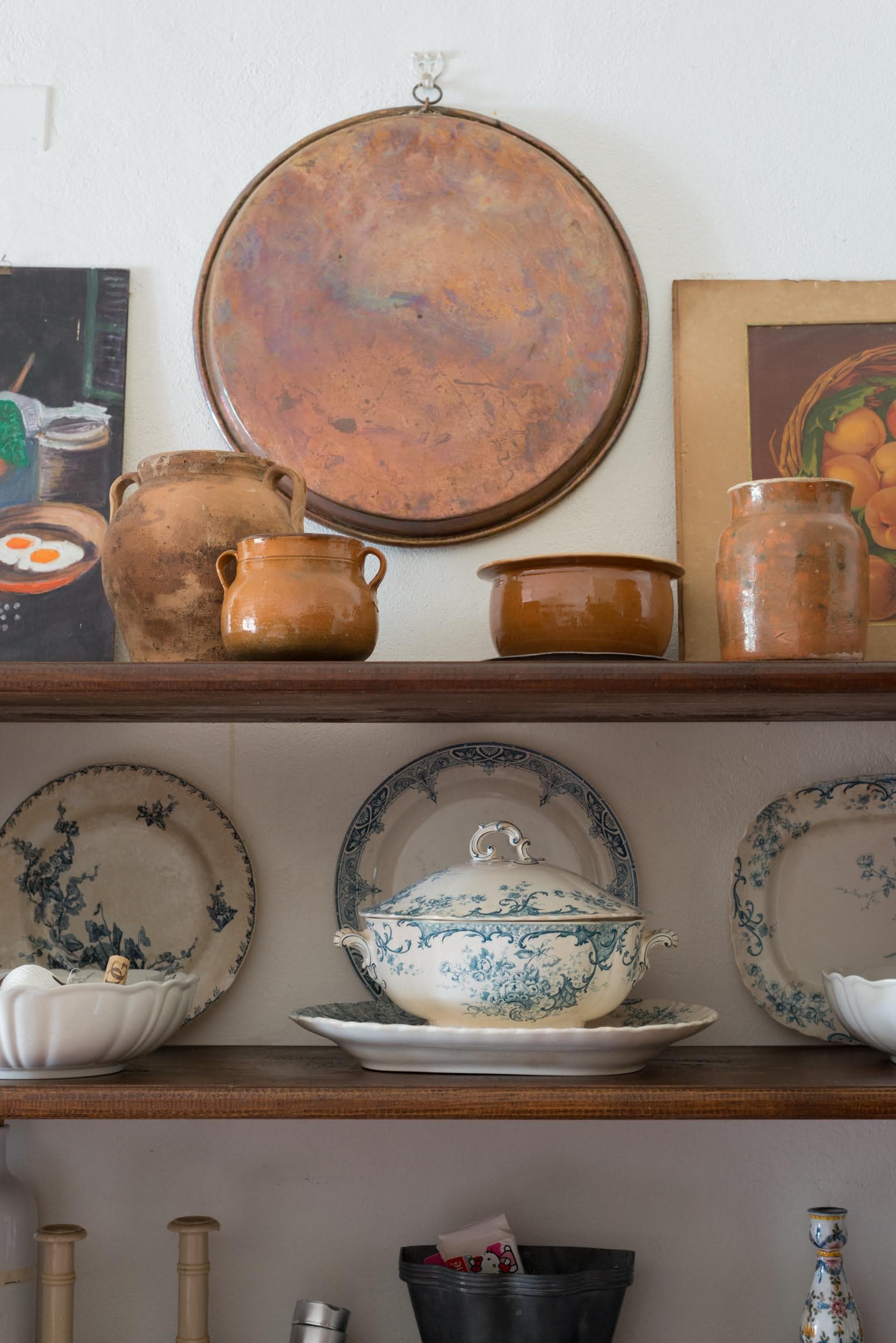 Détails autour de la cuisine, thème central au Couvent de Pozzo