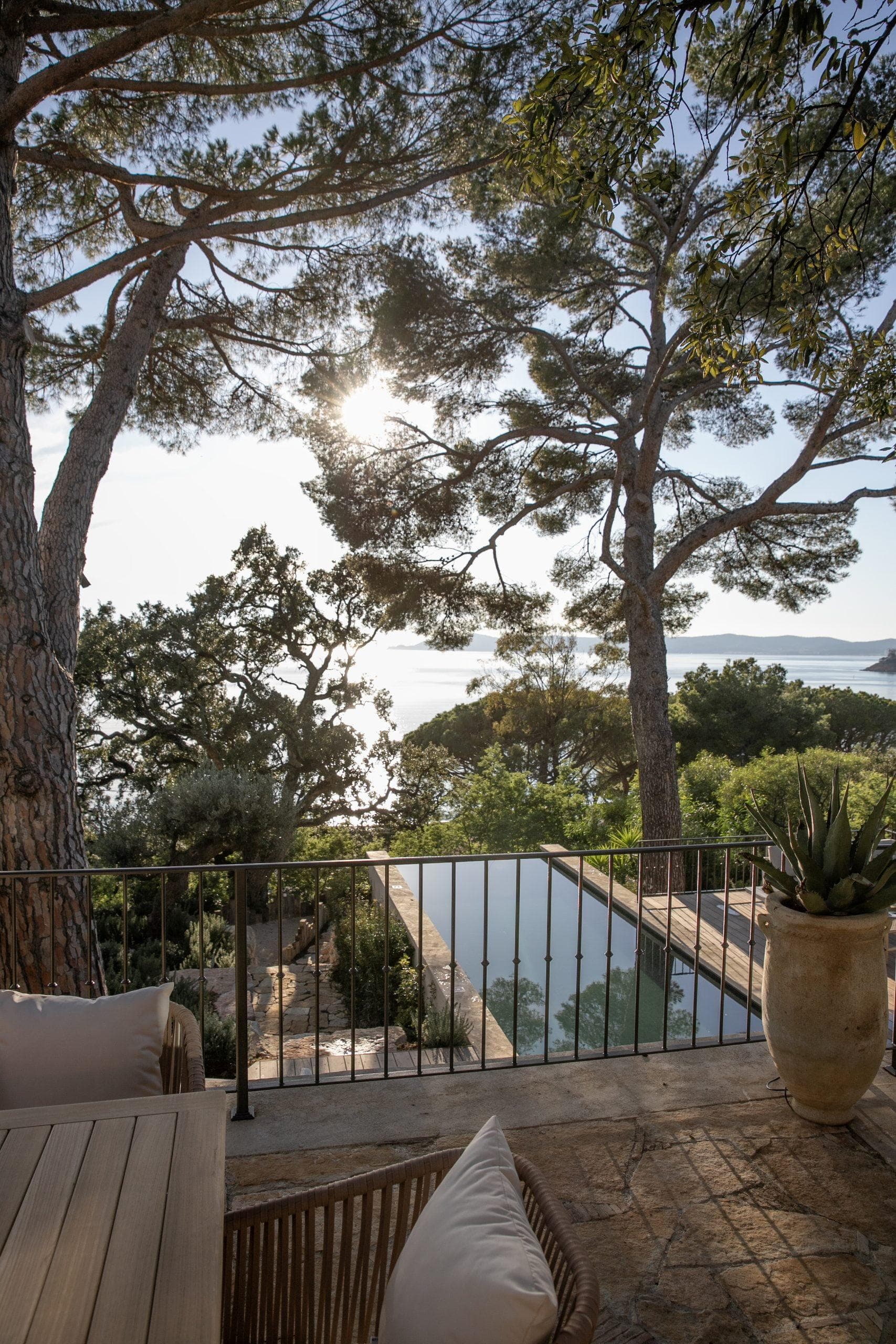 Rayons de soleil sur la mer à la Casa Octopus