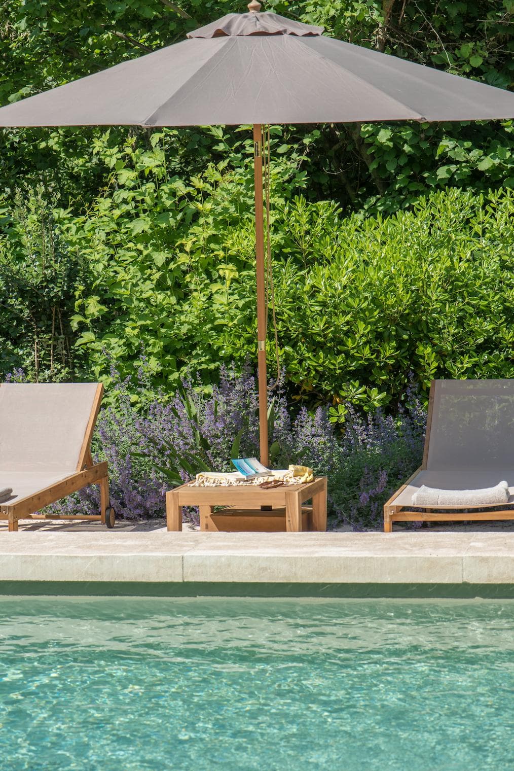 Afternoon lounging at Mas Le Gaudre.