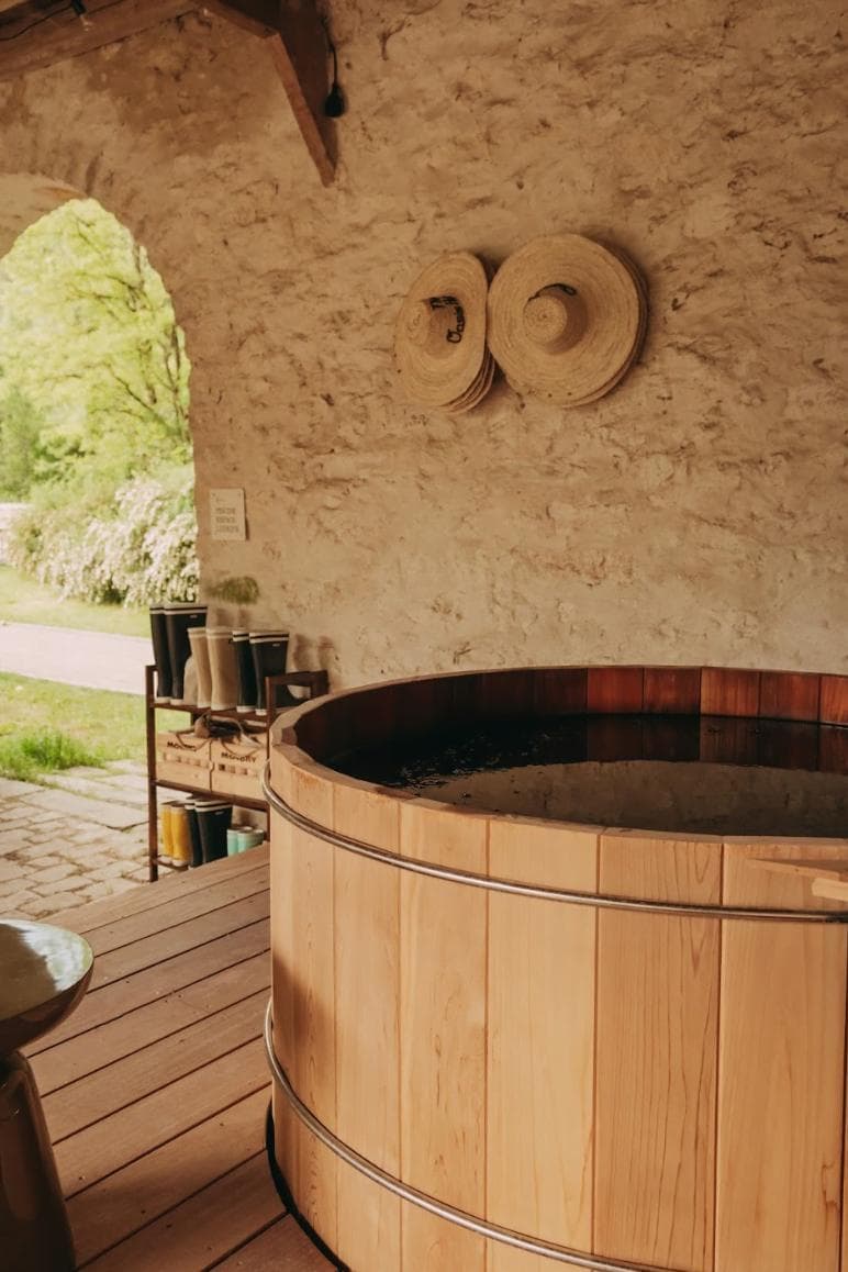 The Nordic bath of La Source.