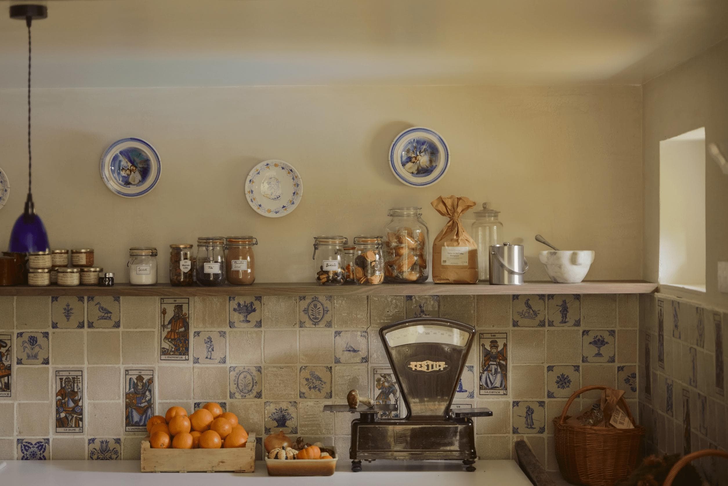 The perfect country house kitchen at La Prairie.