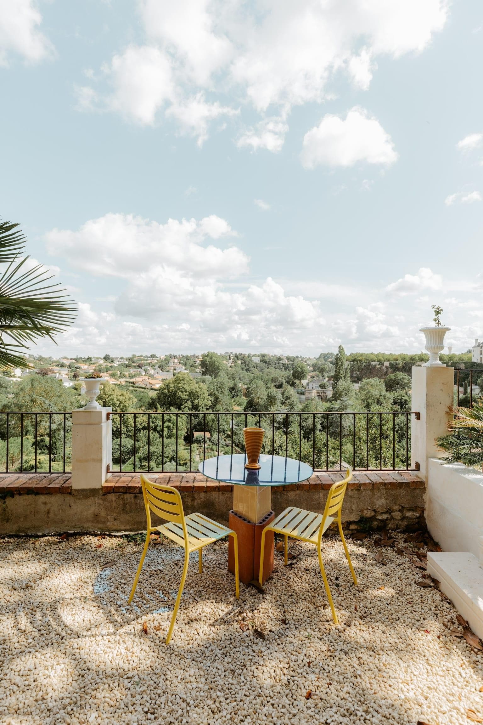 The beautiful terrace where you can enjoy breakfast. © Signature June