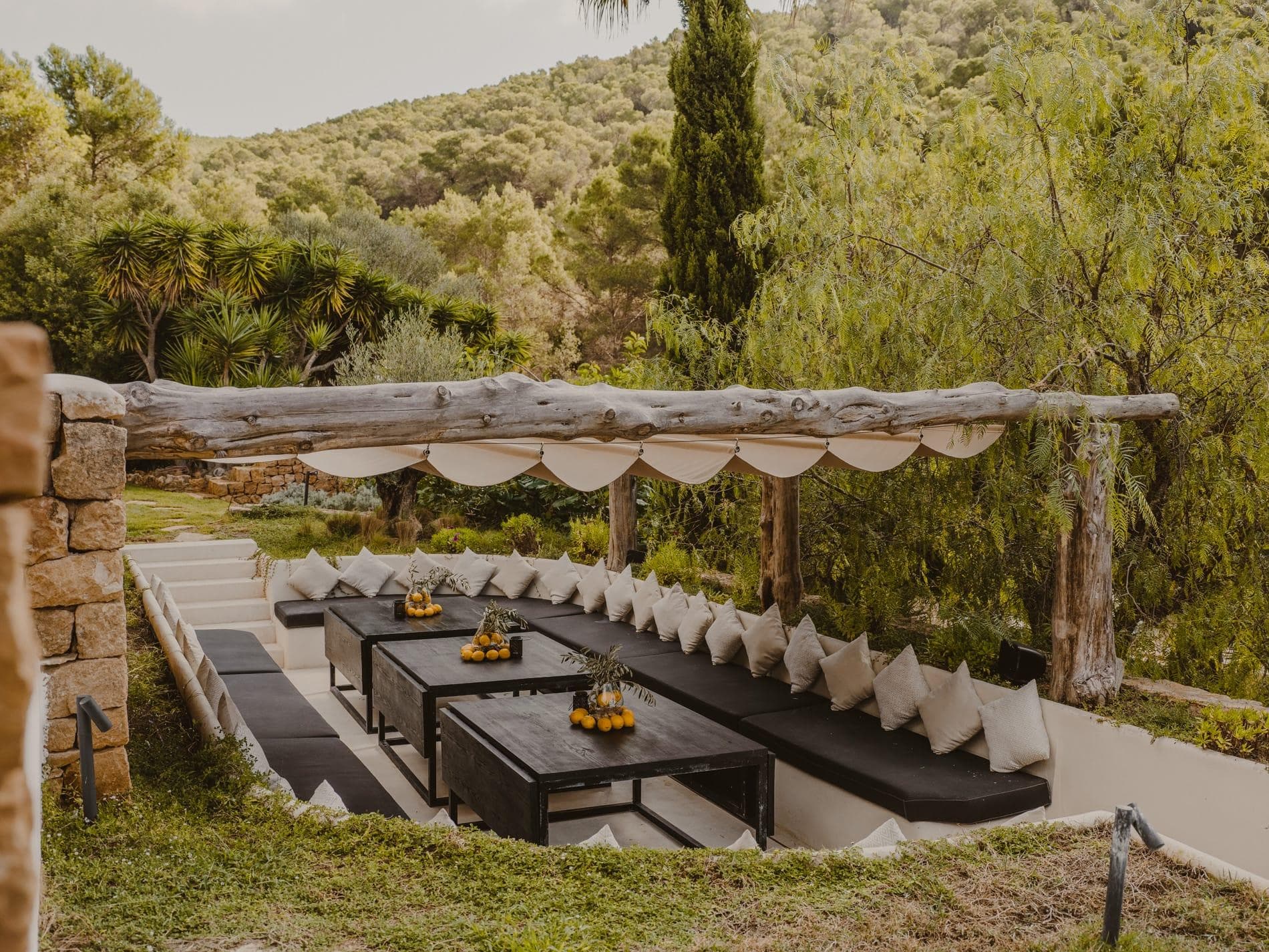 The large terrace, perfect for enjoying the fresh Ibiza air. © Ariadna Puigdomenech