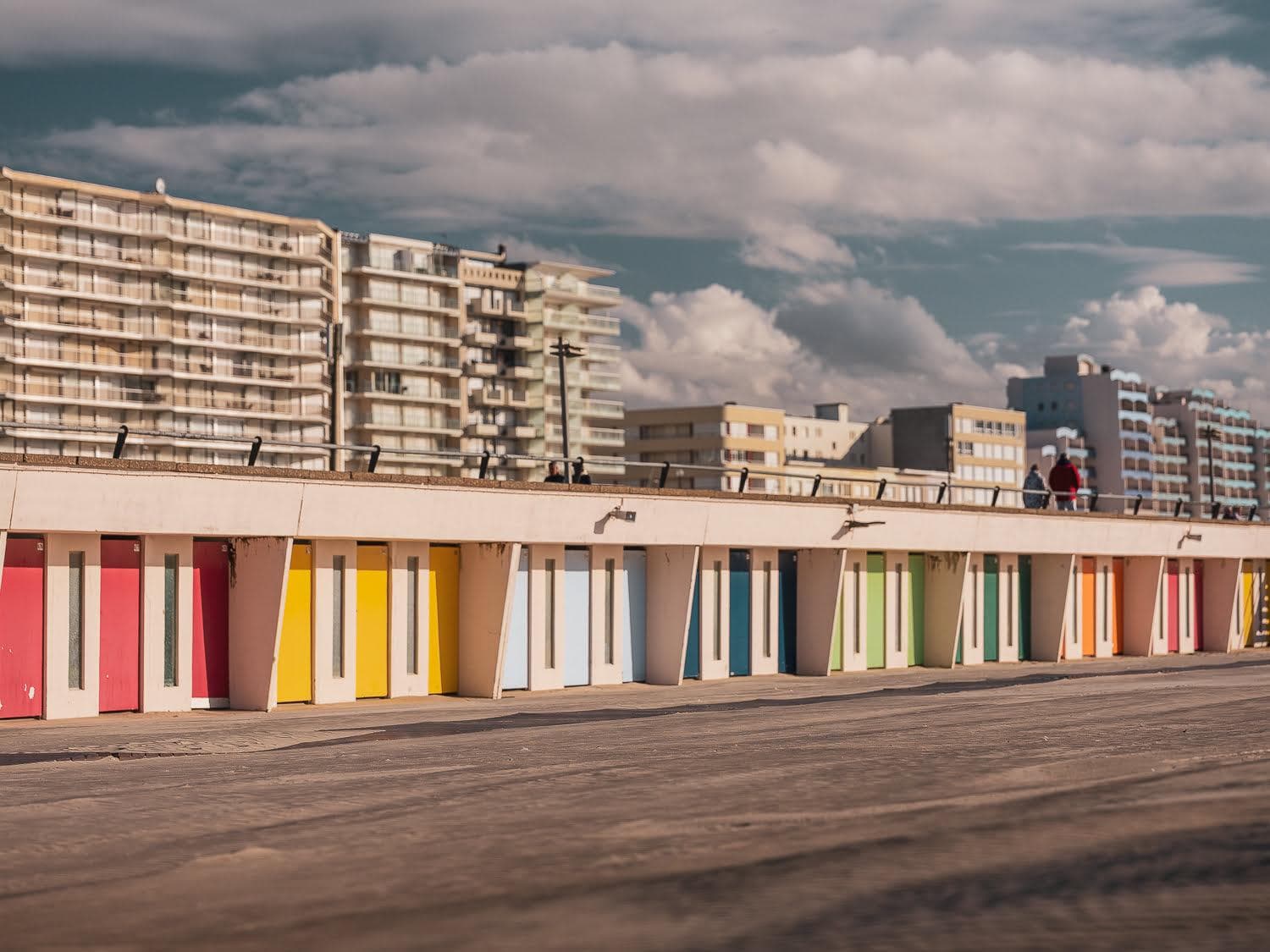 Les cabines de plages du Touquet, tout en couleur !