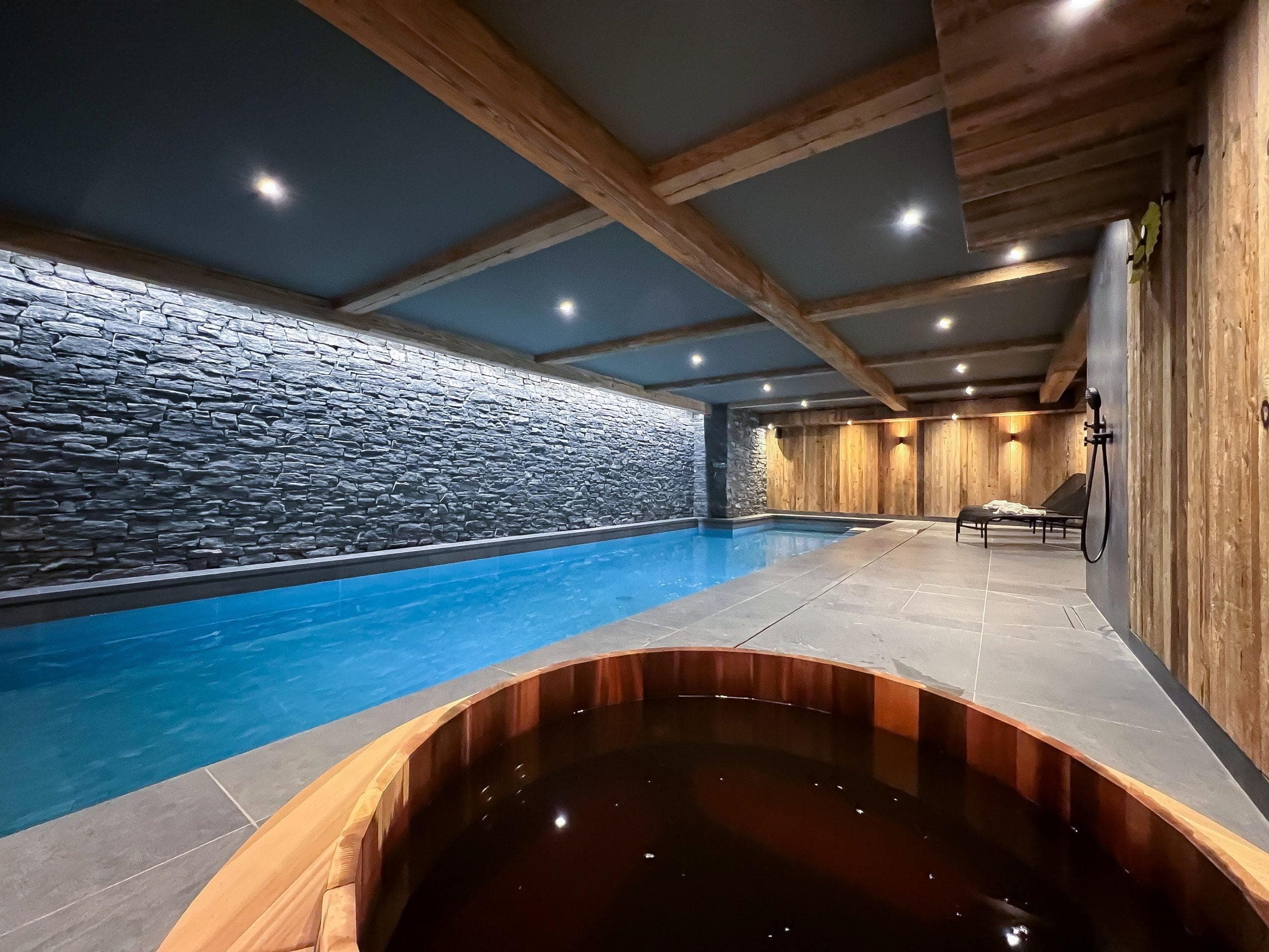 Take a dip before jumping into the Nordic bath!
