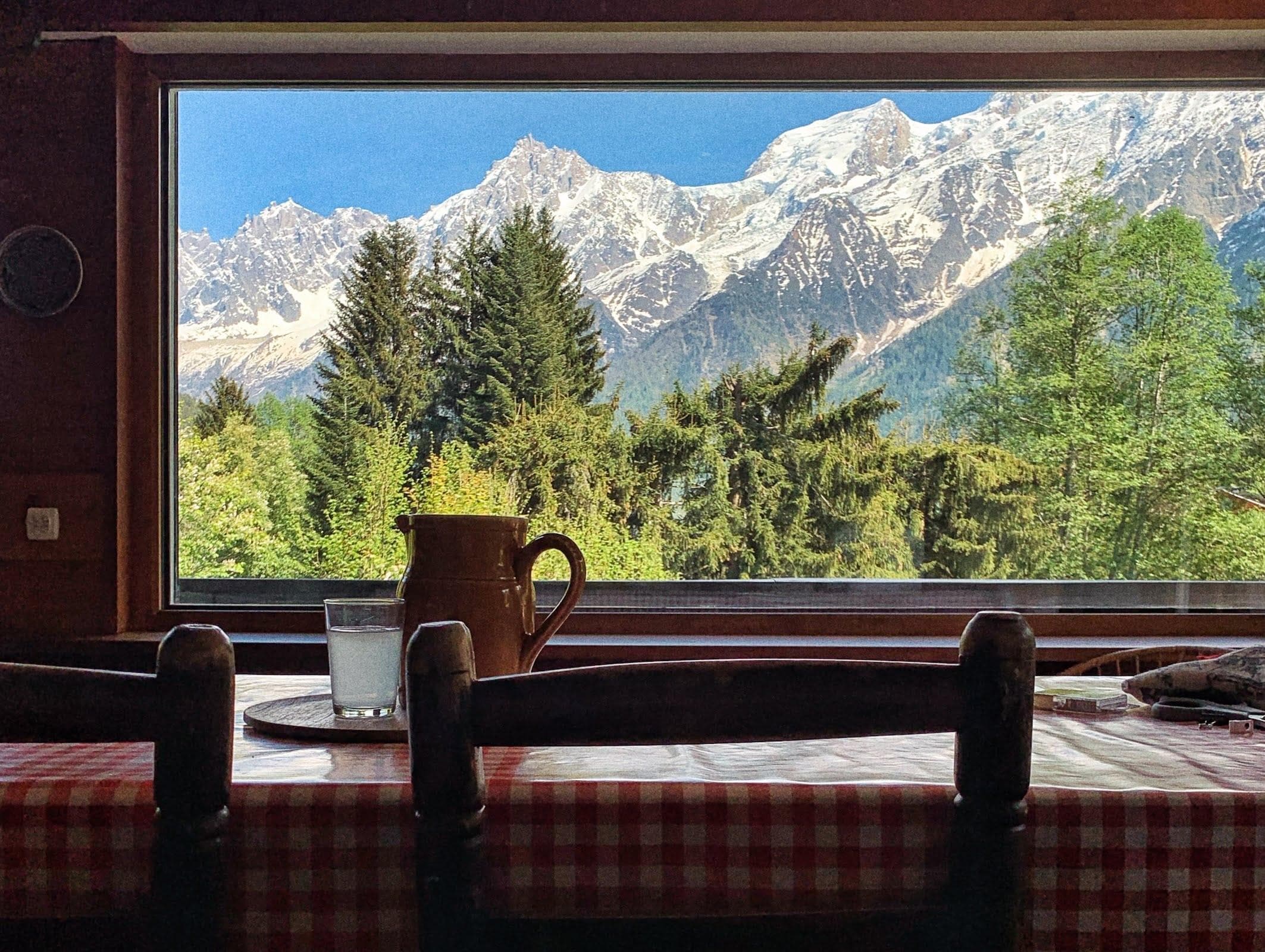 La vue depuis la salle à manger au Chalet Viñales.