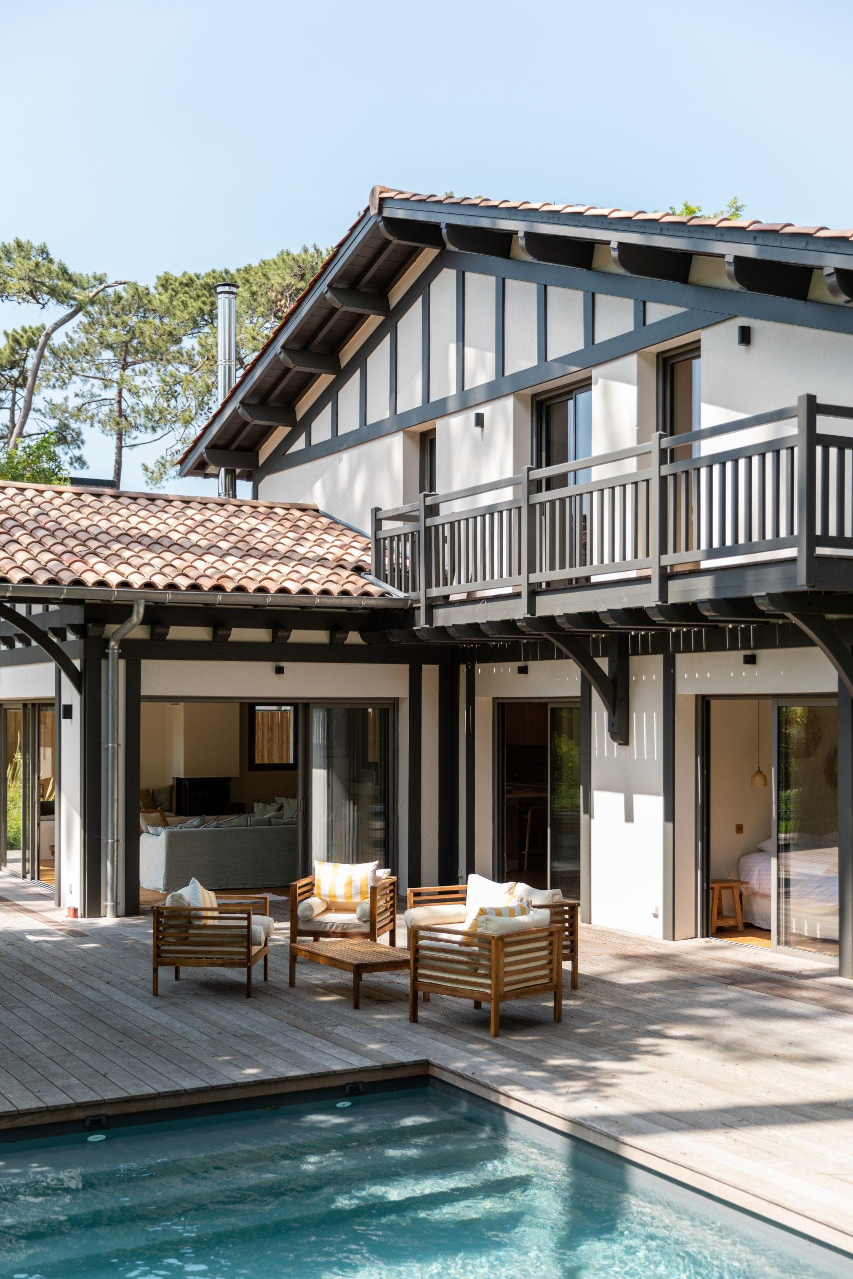 La Villa Abaïta aux airs de ferme basque.